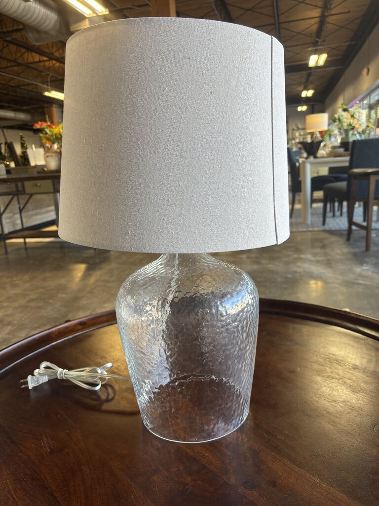 Glass Jug Base Lamp