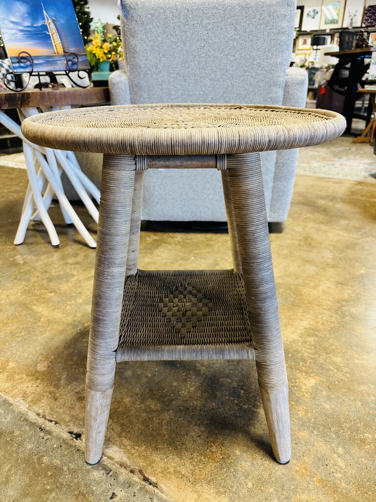 Wicker Rattan Side Table