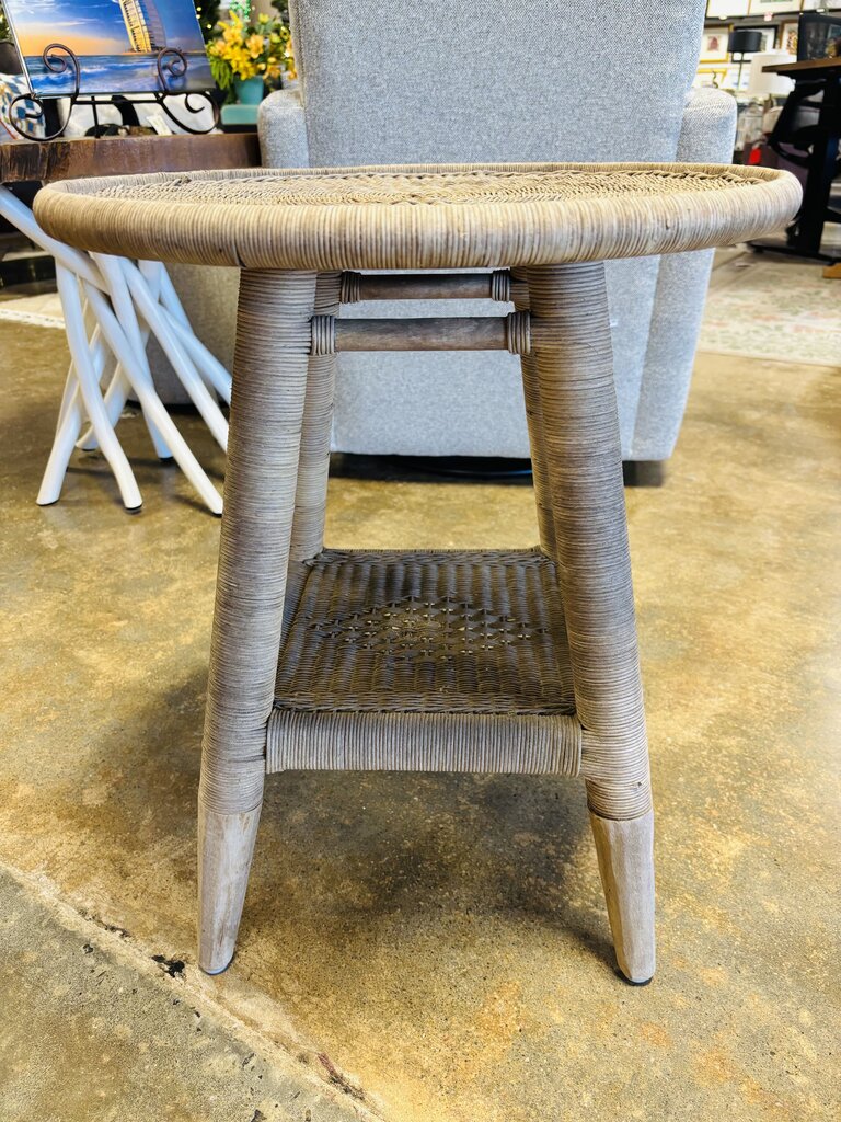 Wicker Rattan Side Table