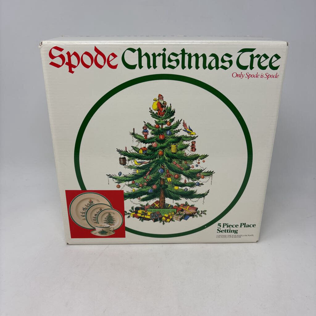 SPODE Christmas Tree Place Setting
