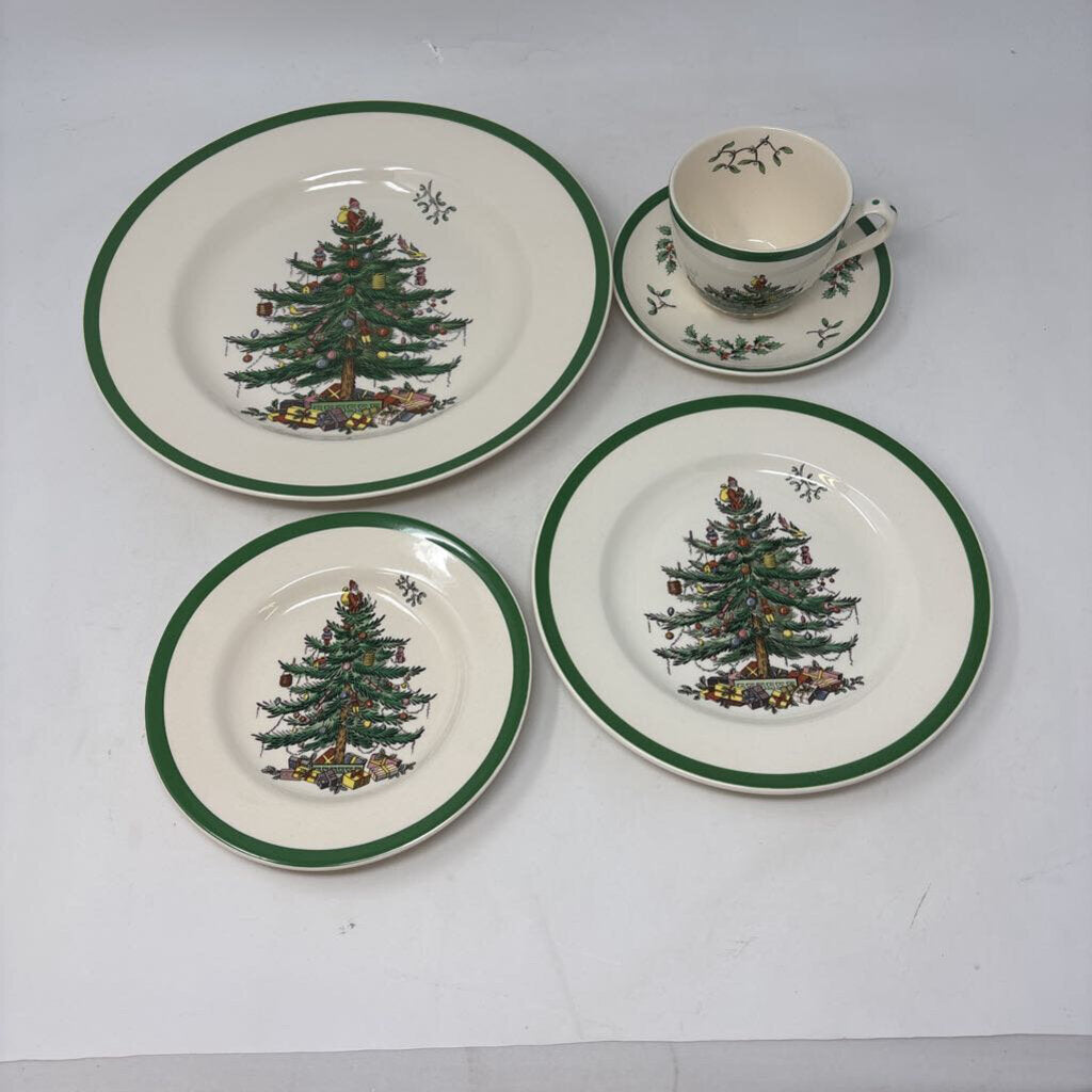 SPODE Christmas Tree Place Setting