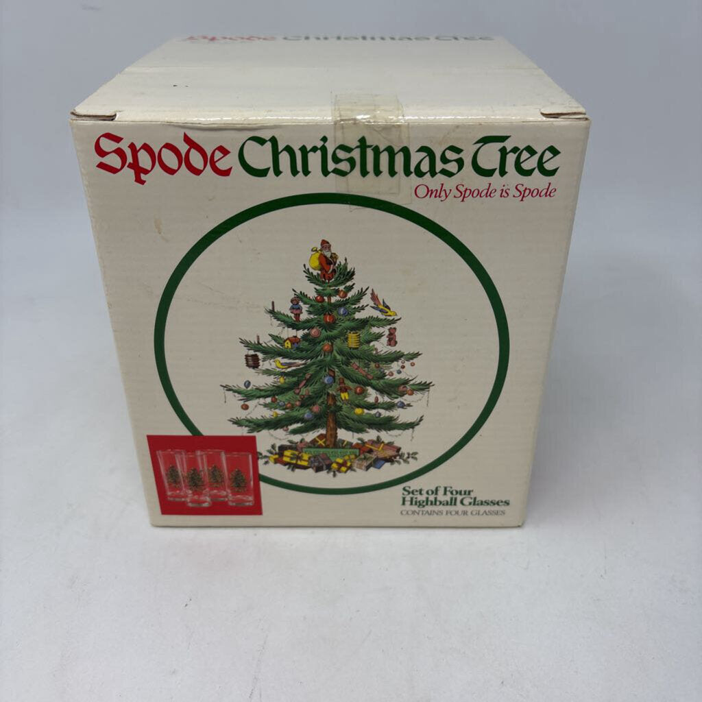 SPODE Highball Glasses in Box
