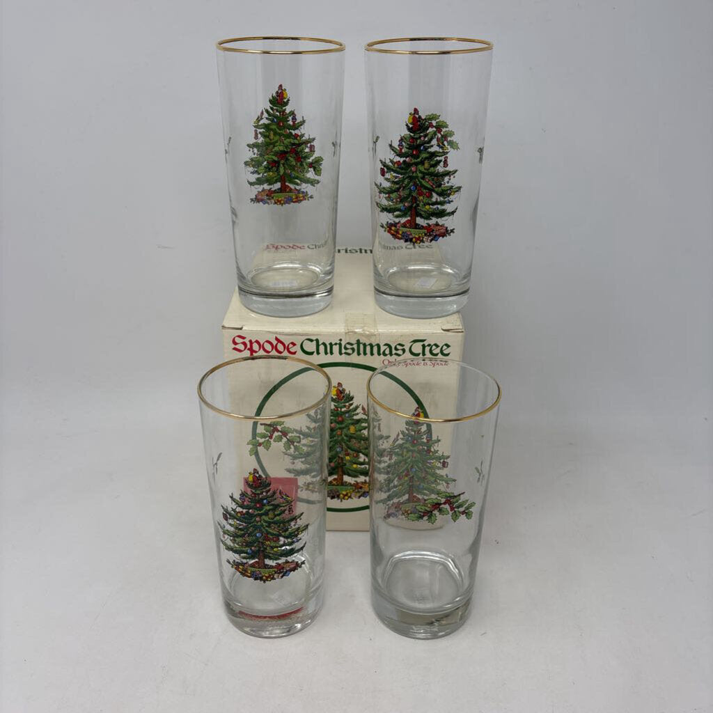 SPODE Highball Glasses in Box