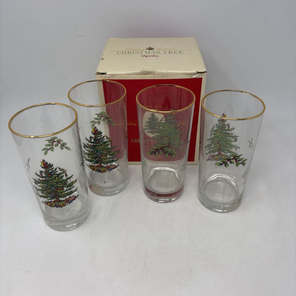 SPODE Highball Glasses in Box