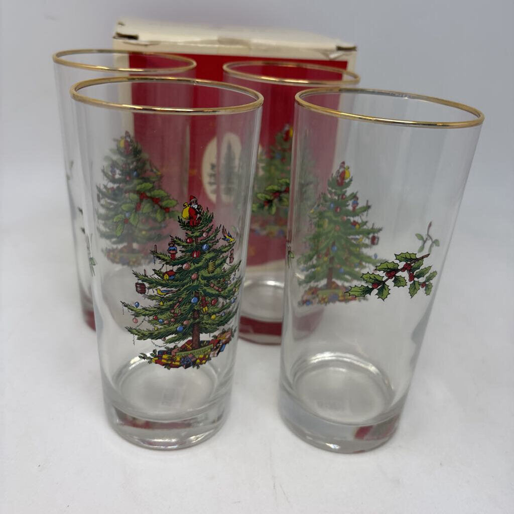 SPODE Highball Glasses in Box
