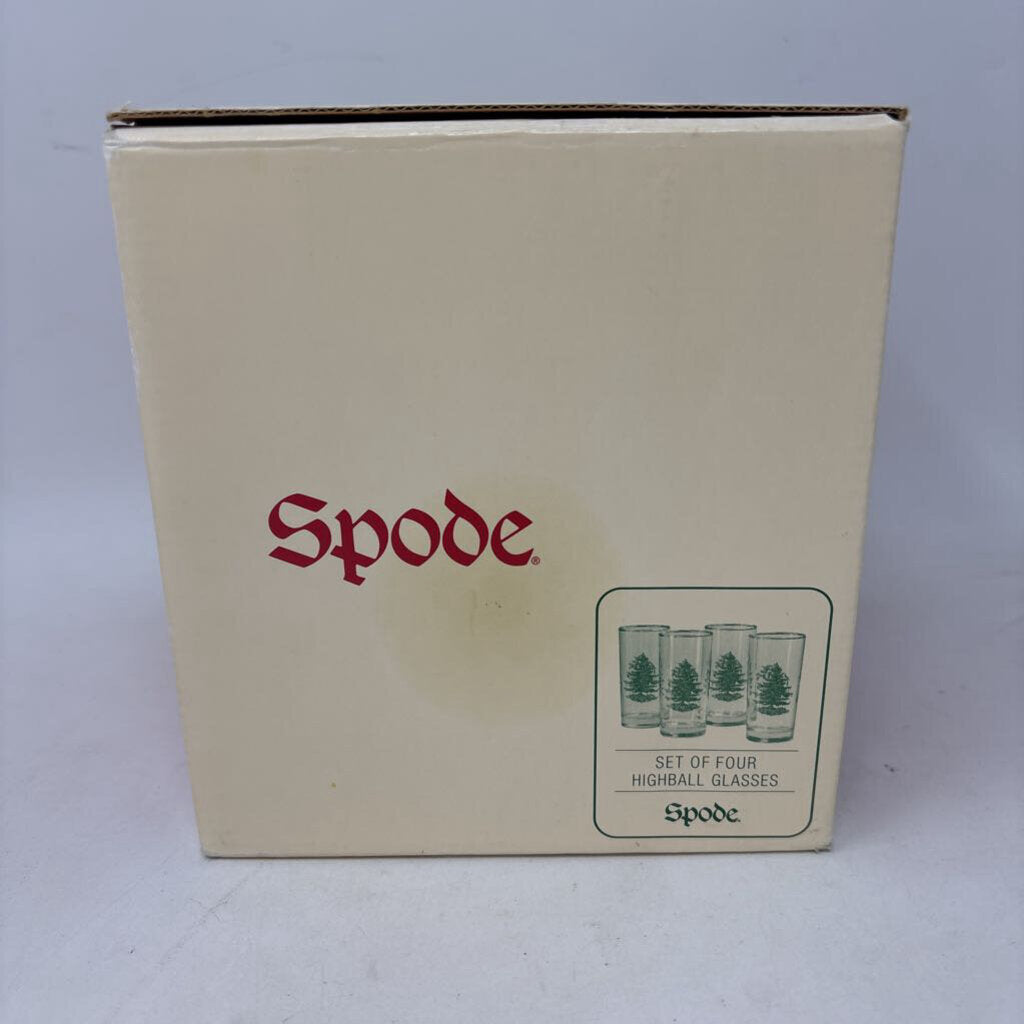SPODE Highball Glasses in Box