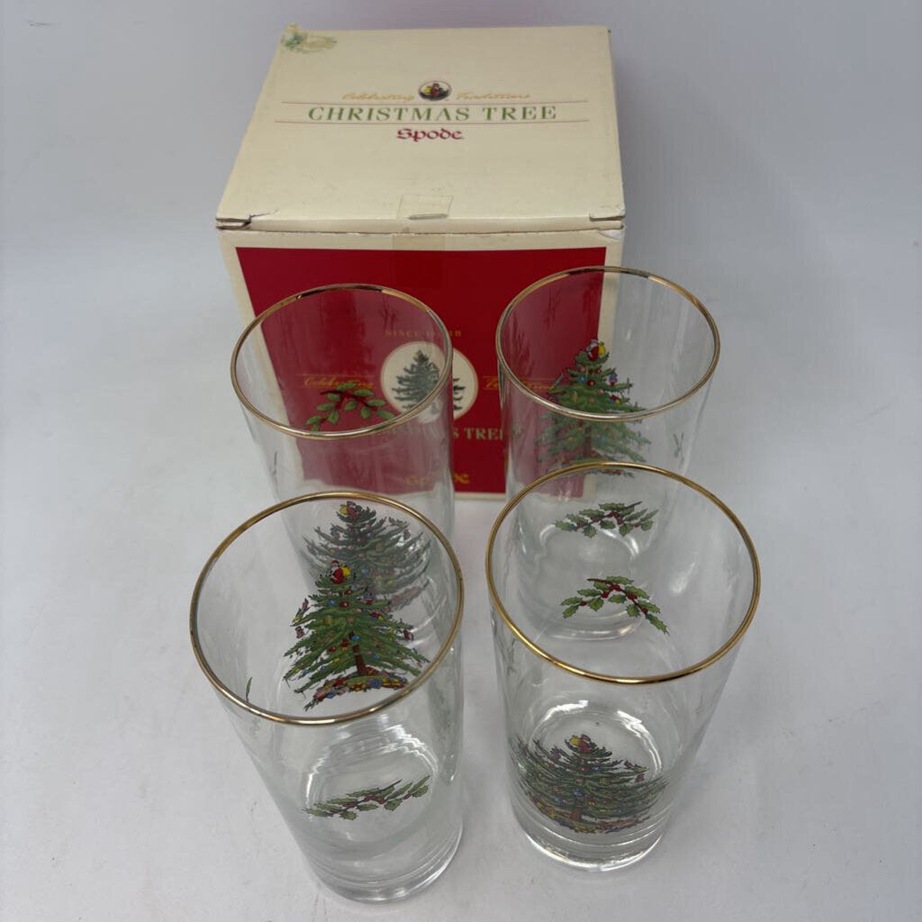 SPODE Highball Glasses in Box