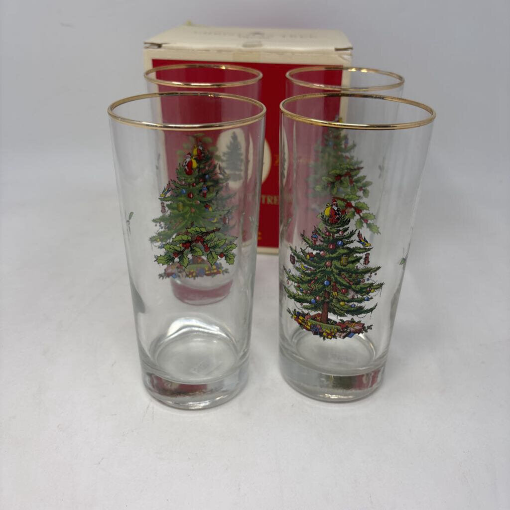 SPODE Highball Glasses in Box