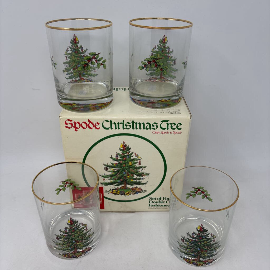 SPODE Double Old Fashioneds In Box