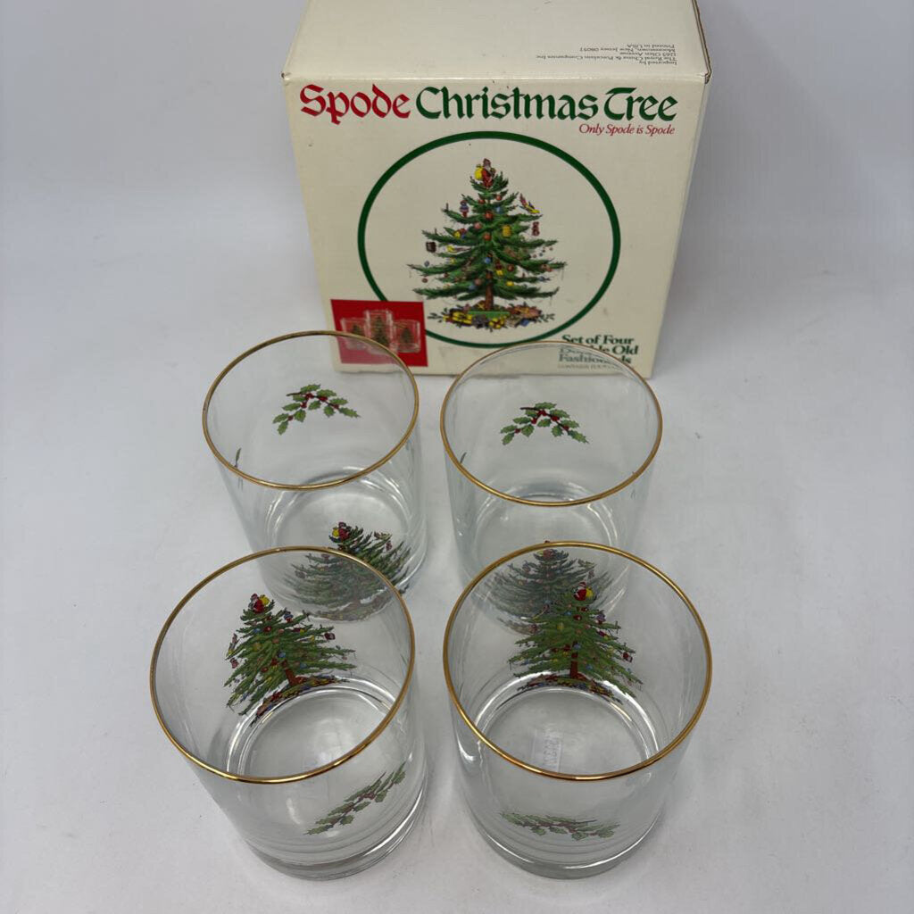 SPODE Double Old Fashioneds In Box