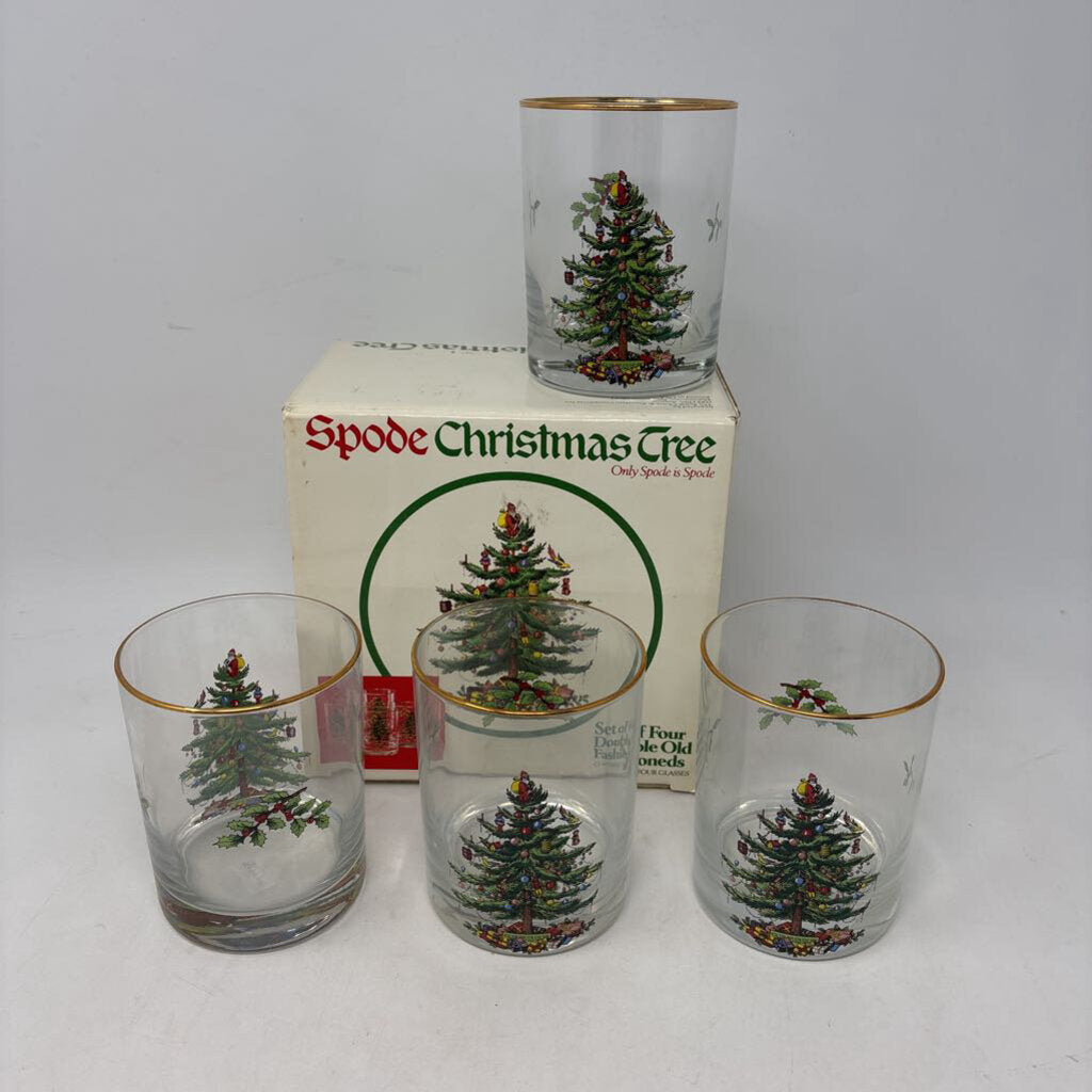 SPODE Double Old Fashioneds In Box