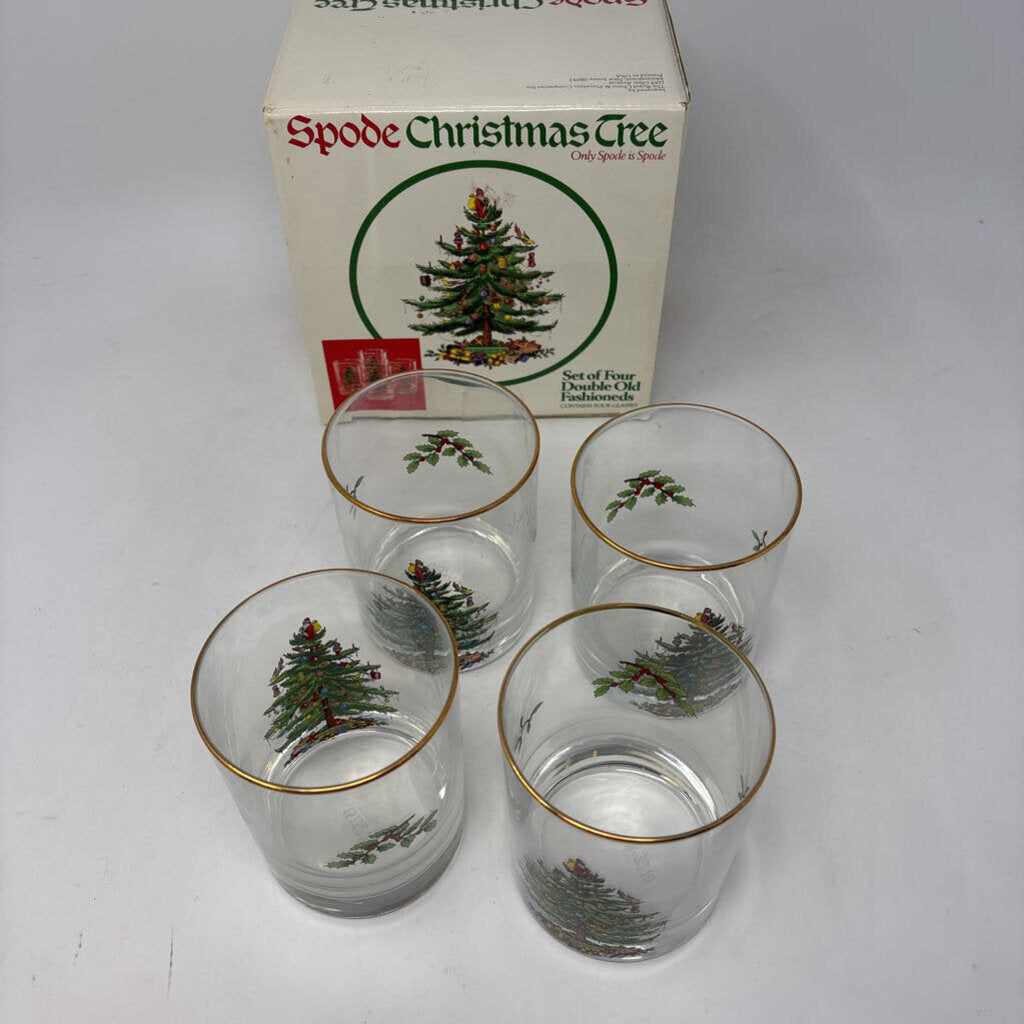 SPODE Double Old Fashioneds In Box