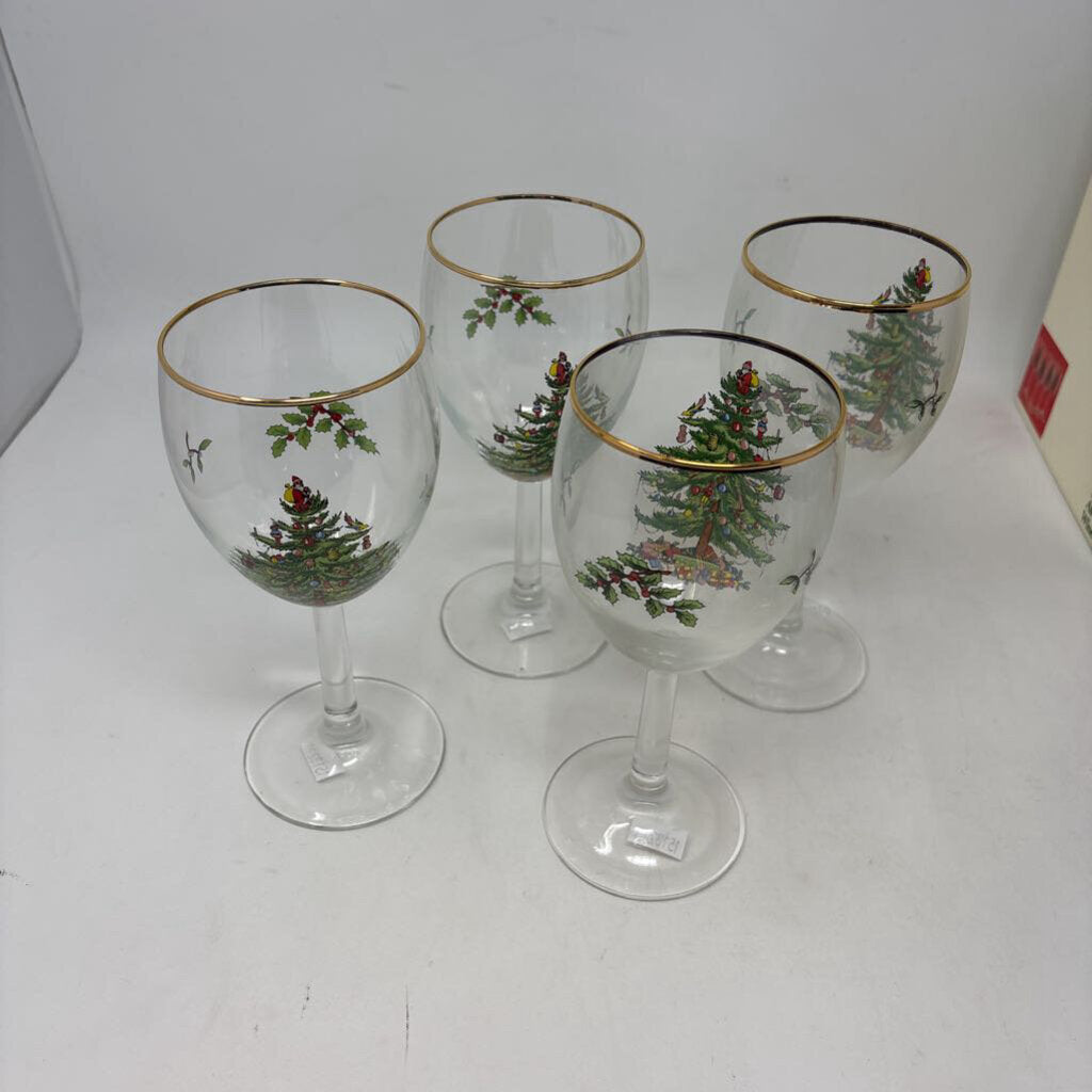 SPODE All Purpose Wine Glasses in Box