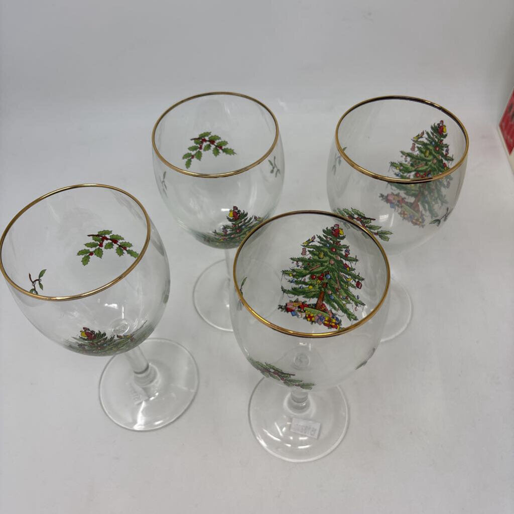 SPODE All Purpose Wine Glasses in Box