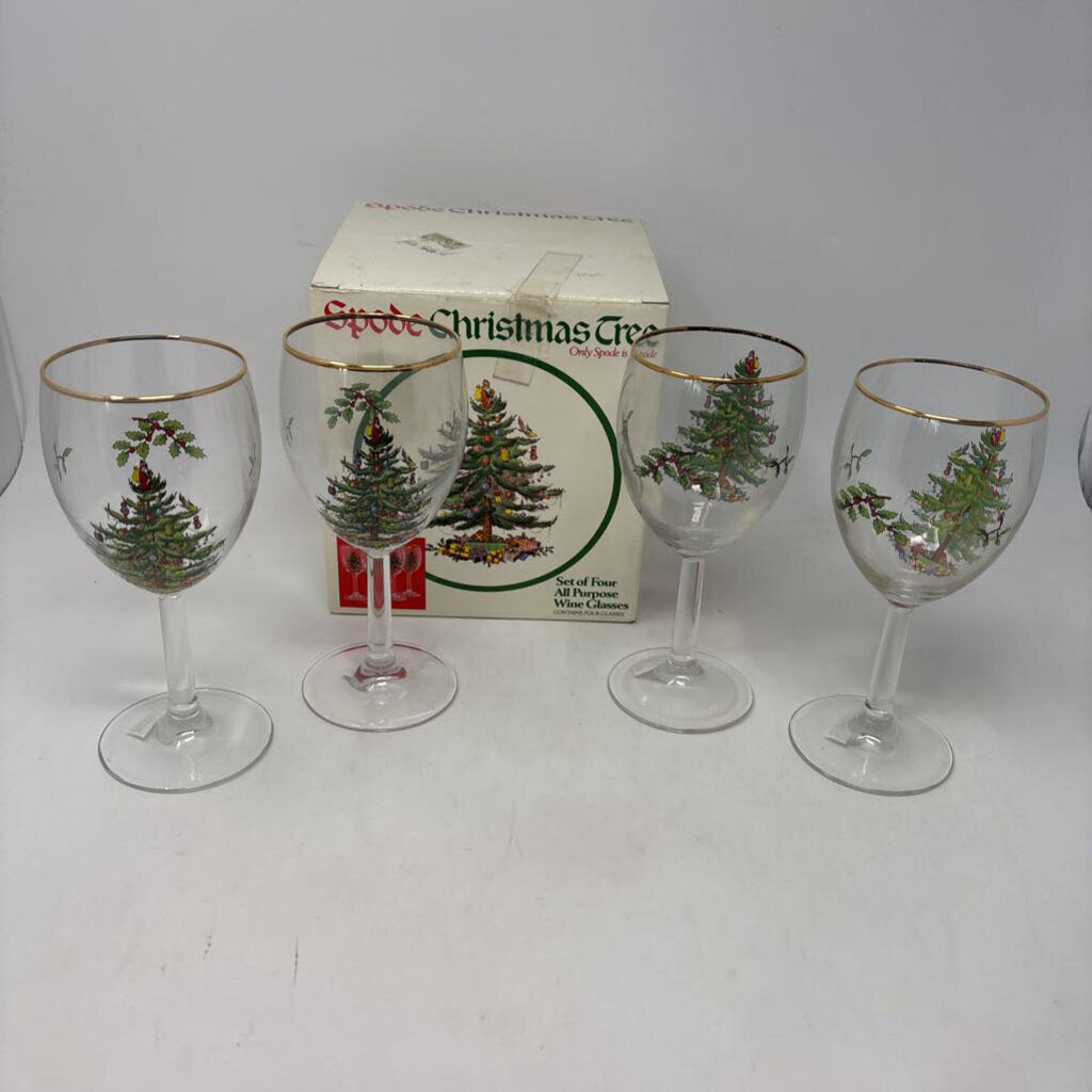 SPODE All Purpose Wine Glasses in Box
