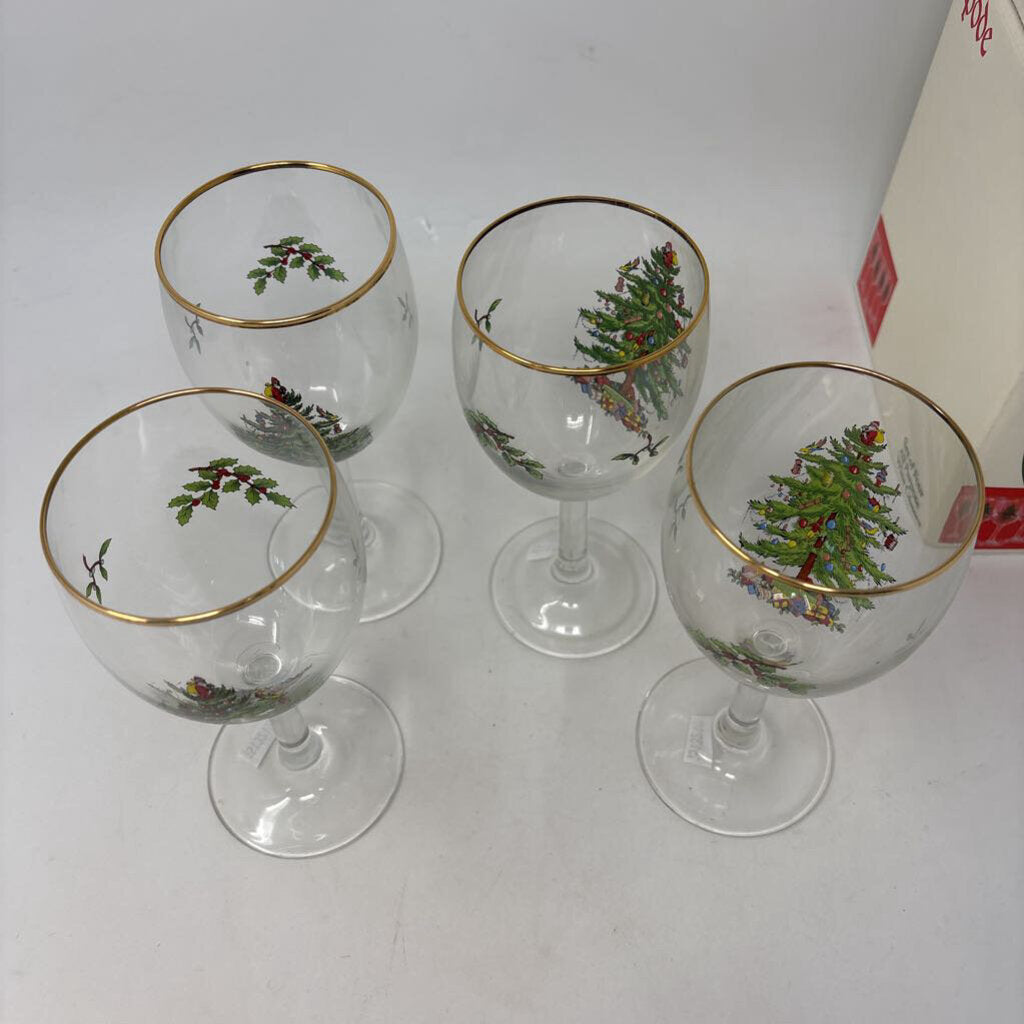 SPODE All Purpose Wine Glasses in Box