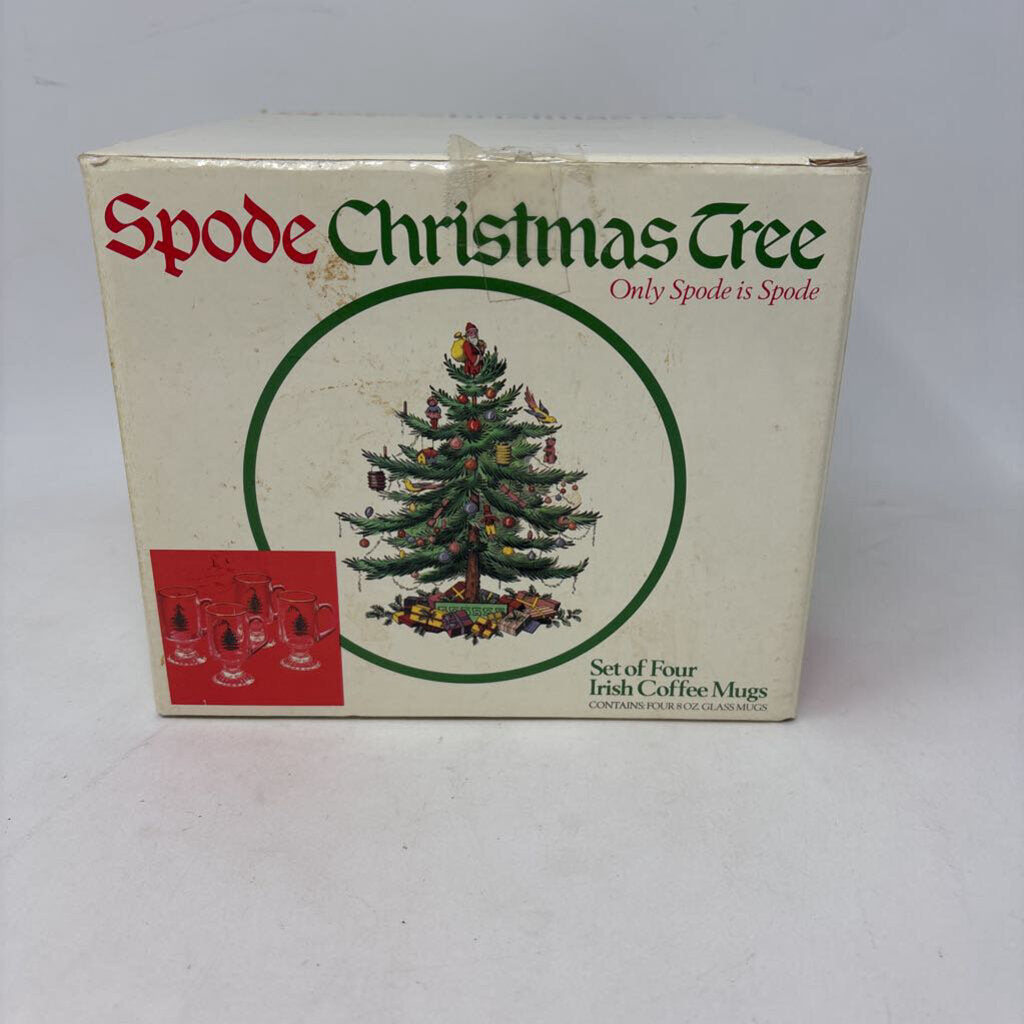 SPODE Irish Coffee Mugs in Box