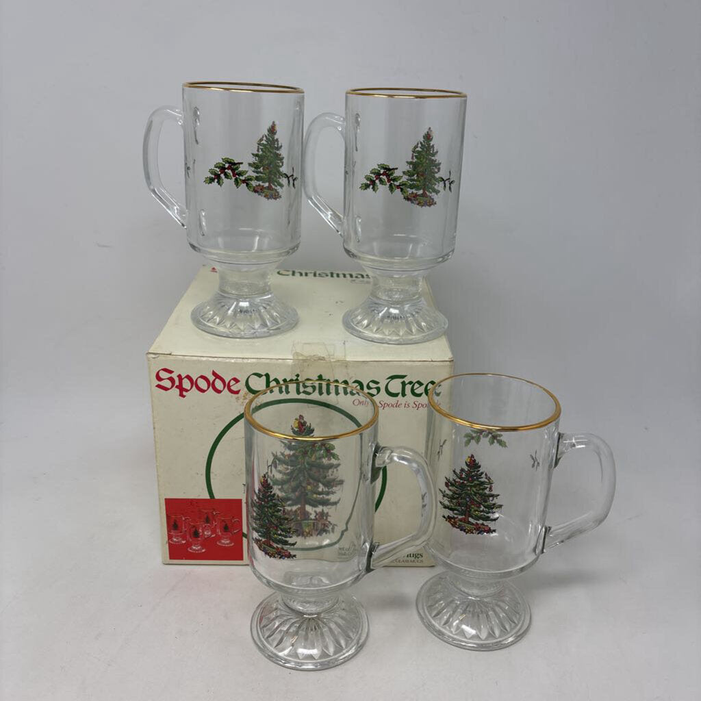 SPODE Irish Coffee Mugs in Box