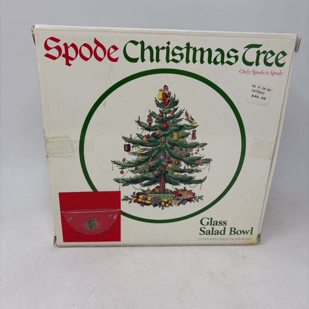 Spode Glass Salad Bowl
