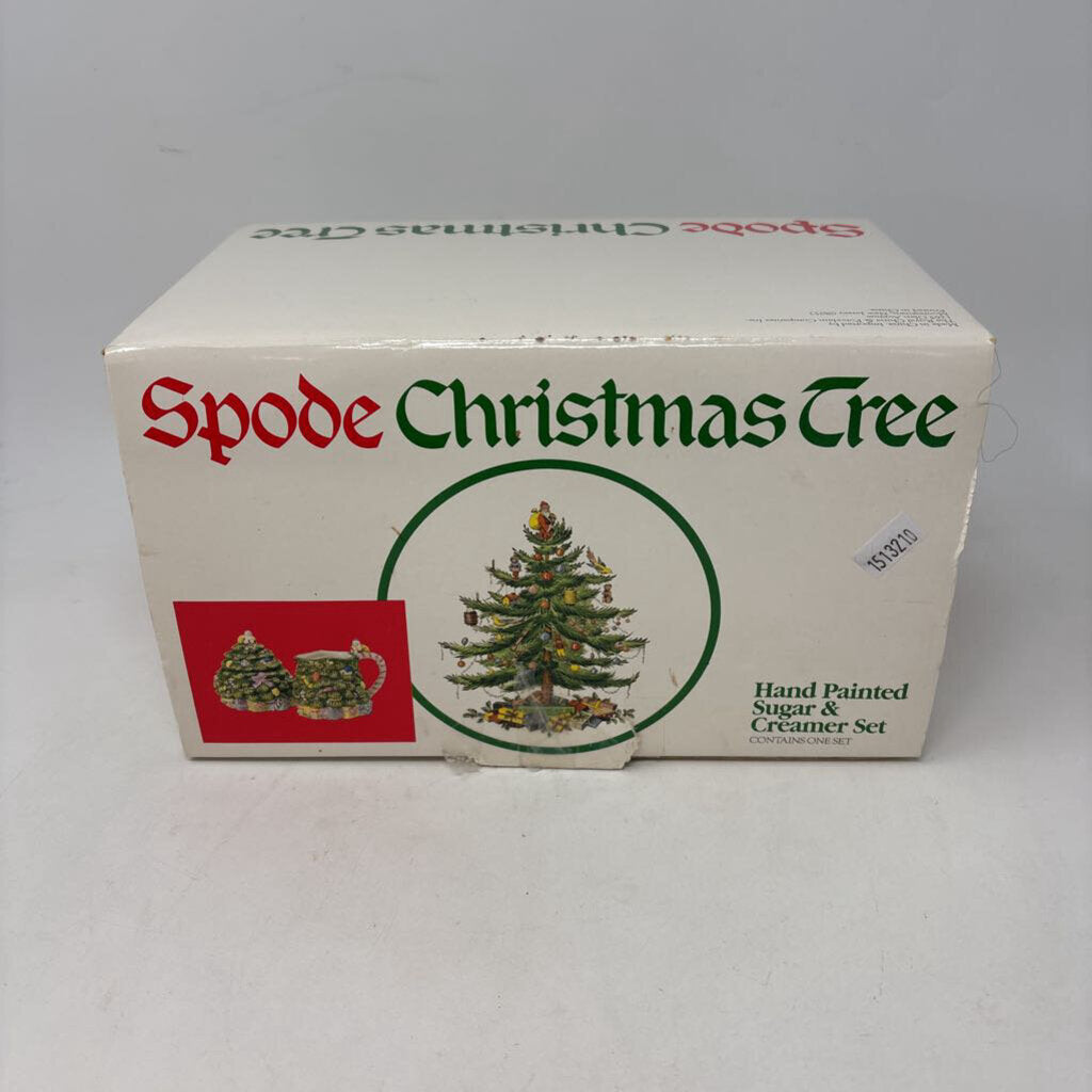 SPODE Creamer & Sugar Set in Box