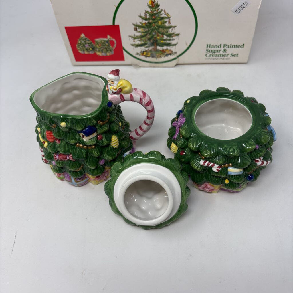 SPODE Creamer & Sugar Set in Box