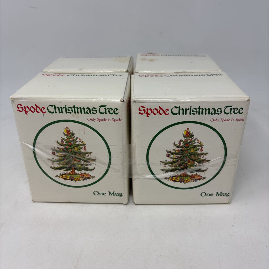 SPODE Mugs in Box 4 PC