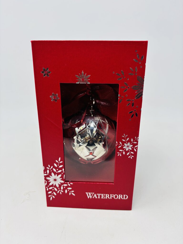 Waterford Lismore Silverplated Ball Ornament