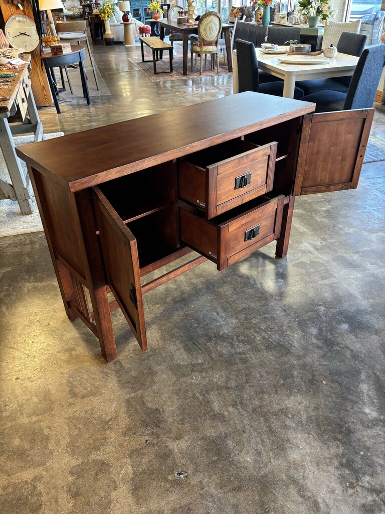 Mission Style Sideboard 54 X 18 x 36.5