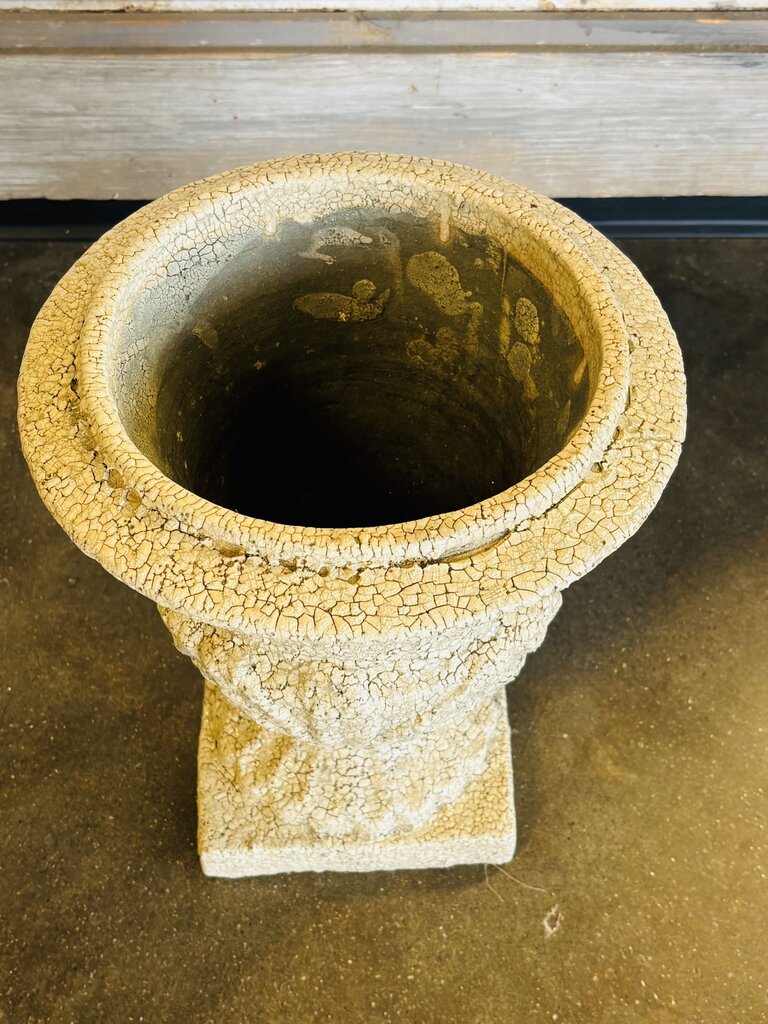 Crackled Urn Planter