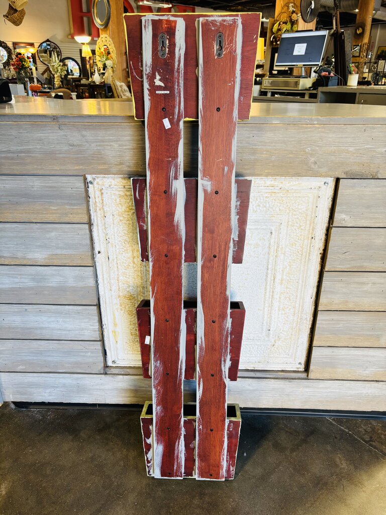 Painted 4 Tier Magazine Organizer Rack