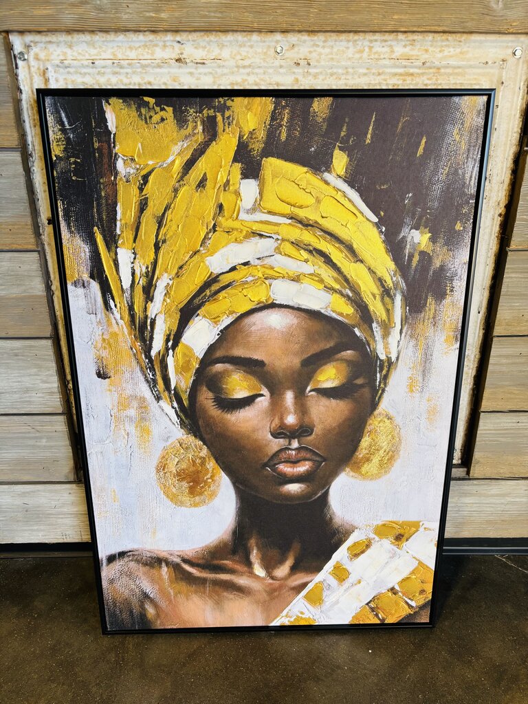 African Woman Portrait 21.75 X 31