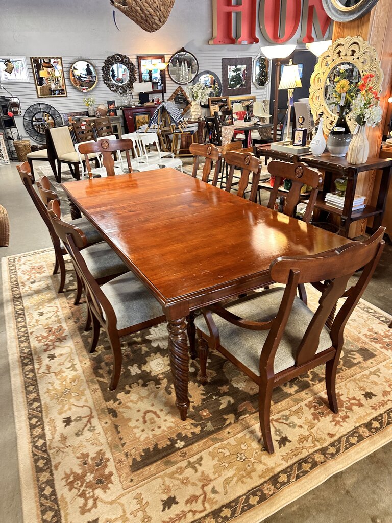 Livingston Table & 8 Chairs 2 Leaves