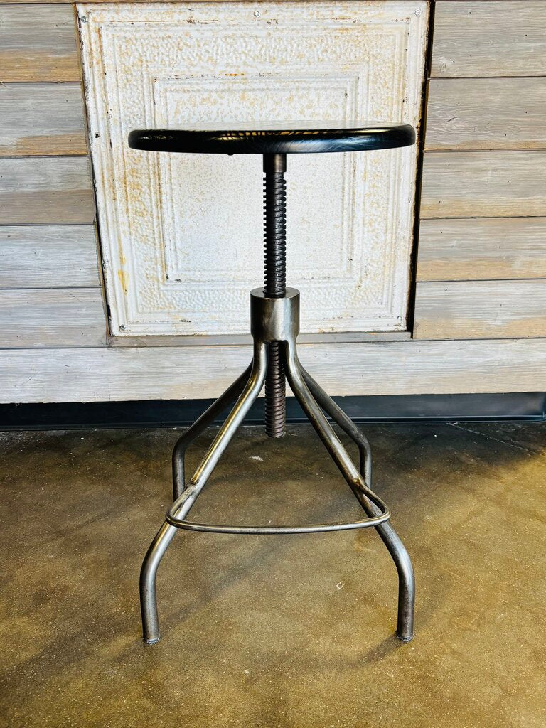 Industrial Adjustable Counter Stool