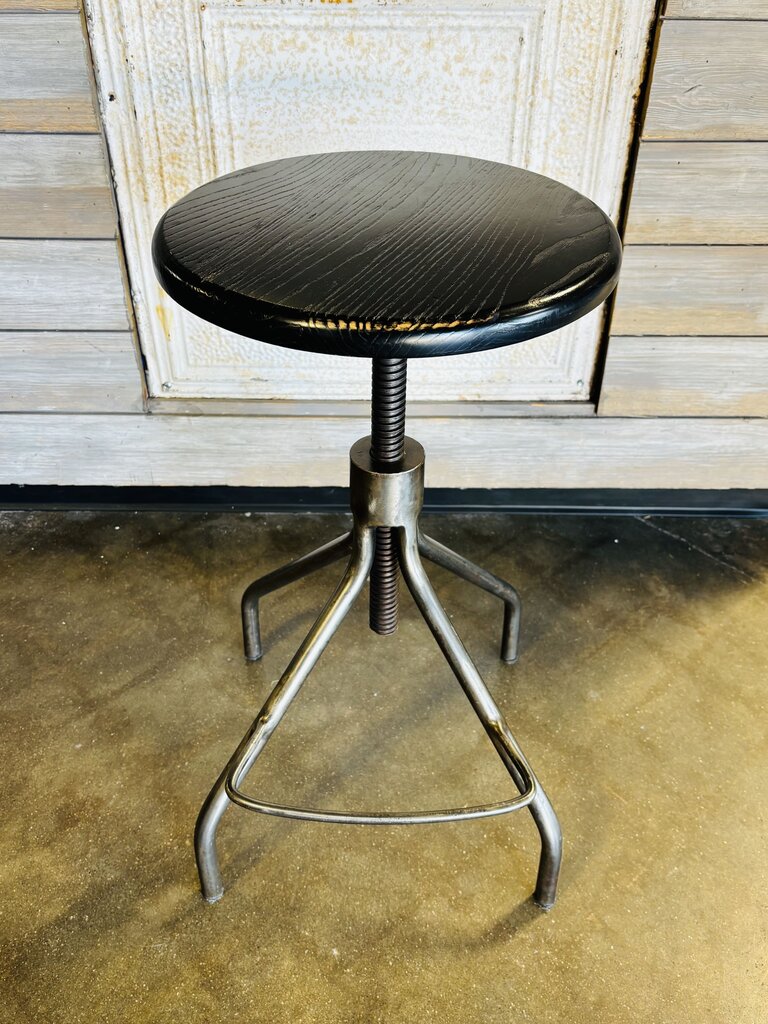 Industrial Adjustable Counter Stool