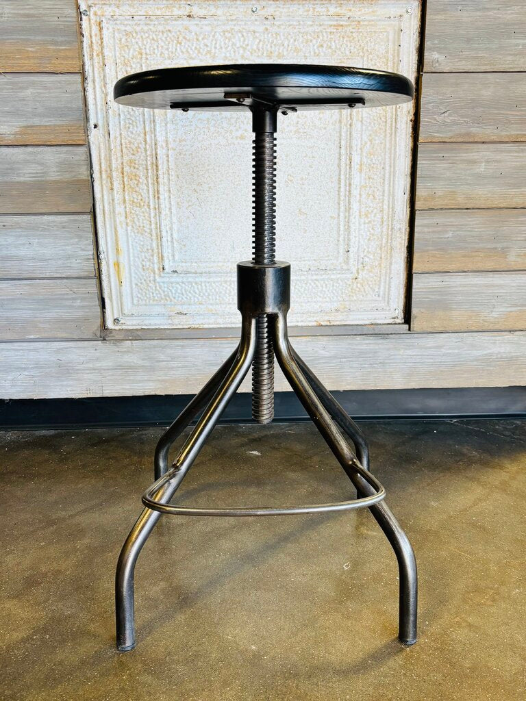 Industrial Adjustable Counter Stool