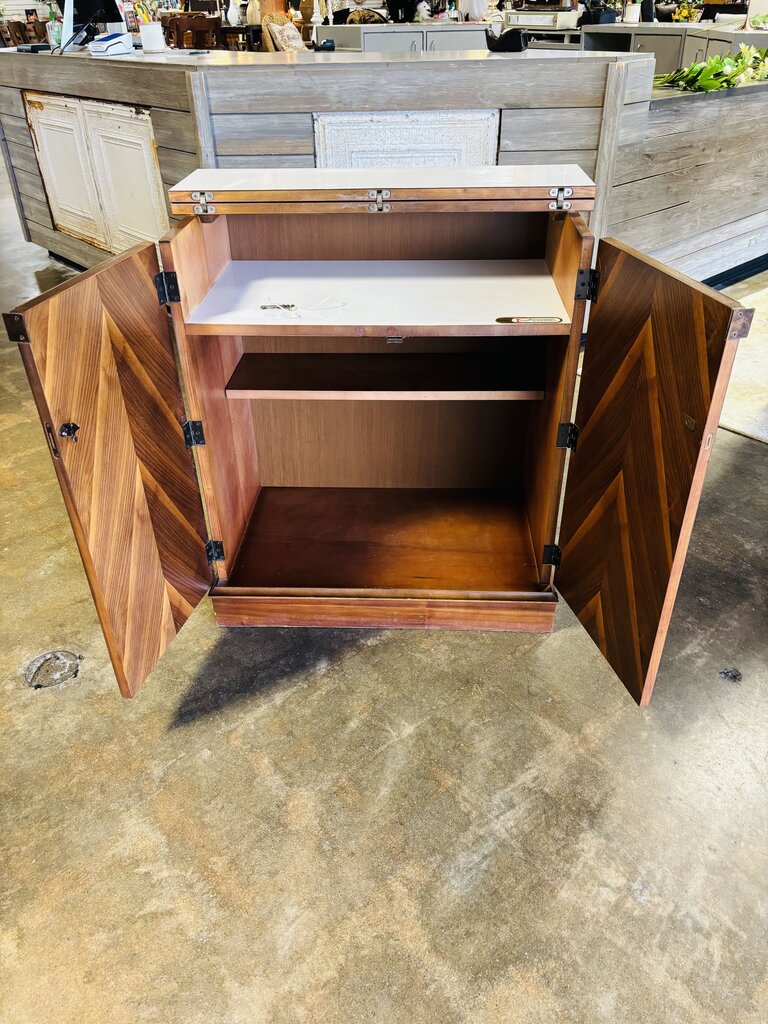 MCM Liquor Cabinet Formica Top