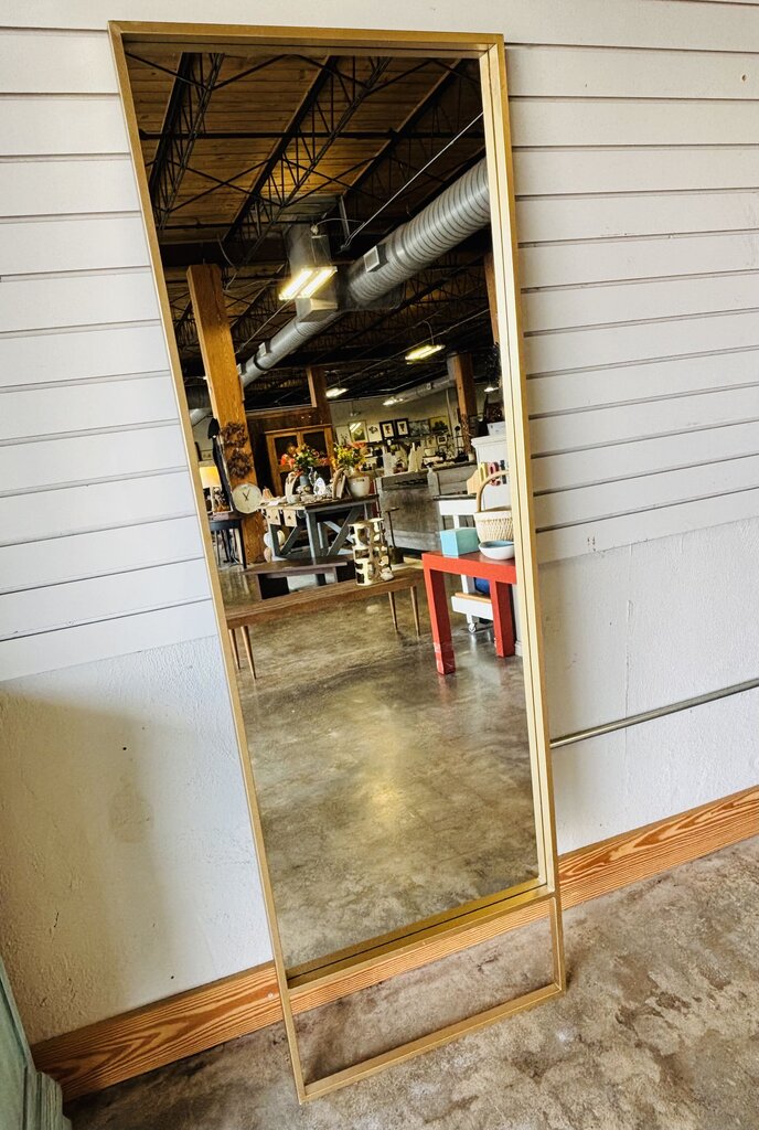 Leaning Floor Mirror with Open Base 24 X 72 X 4