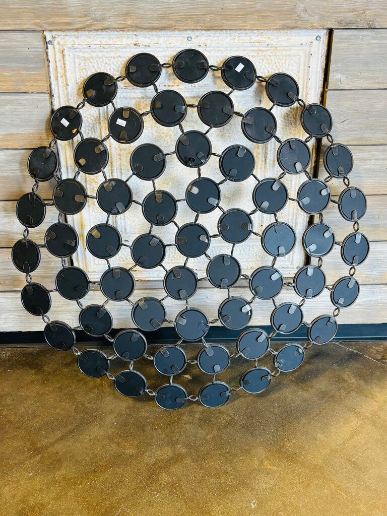 Multi Linked Circular Mirrors Round Mirror 33"R