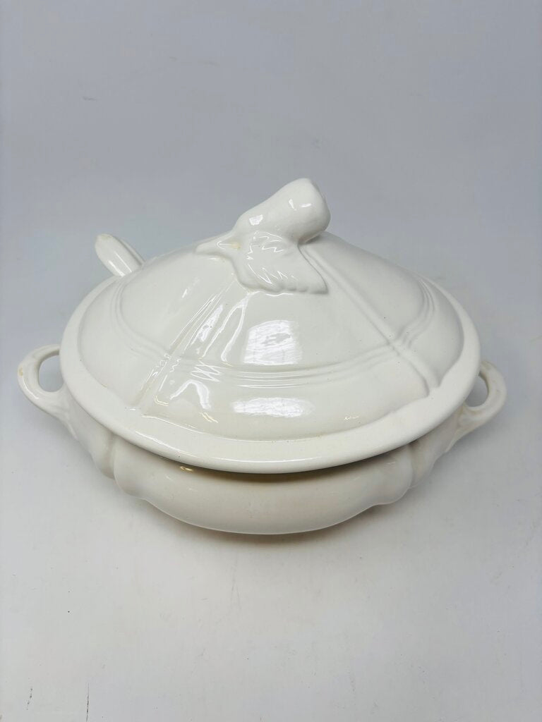 Whittier Pottery Soup Tureen with Ladle