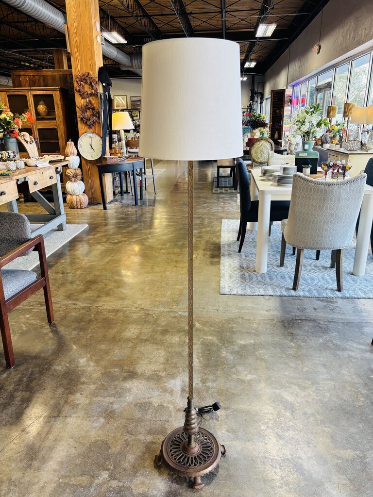 Metal Column Floor Lamp