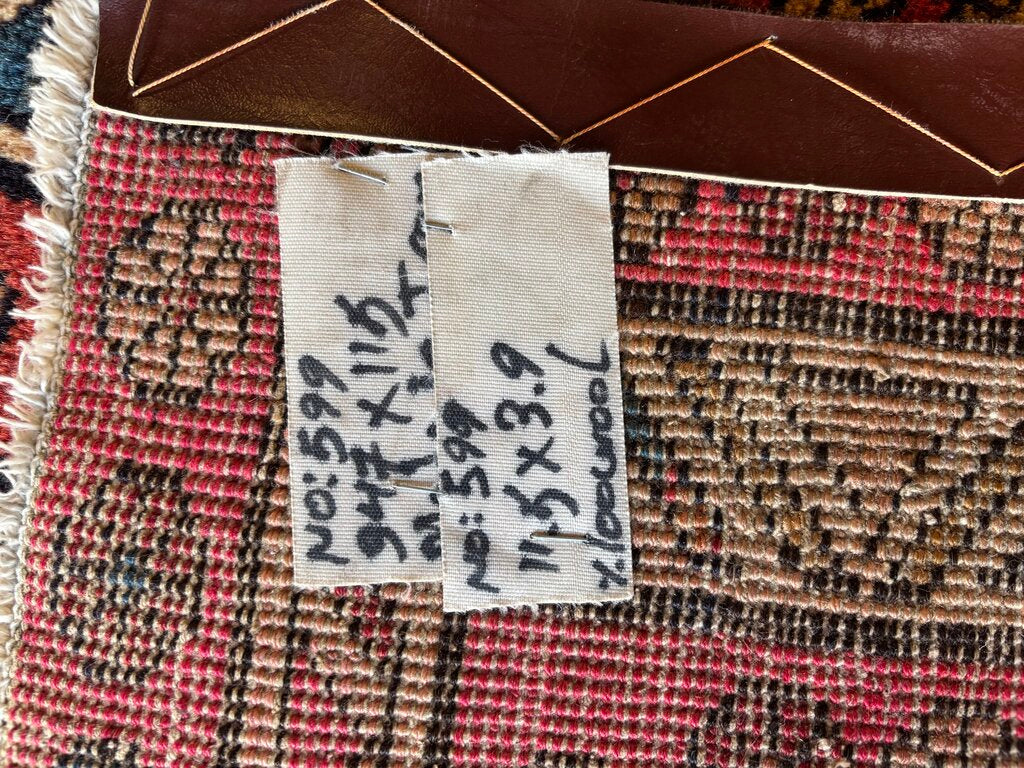 Ahar Iran Hand Woven Wool Runner 3.9 X 7.11