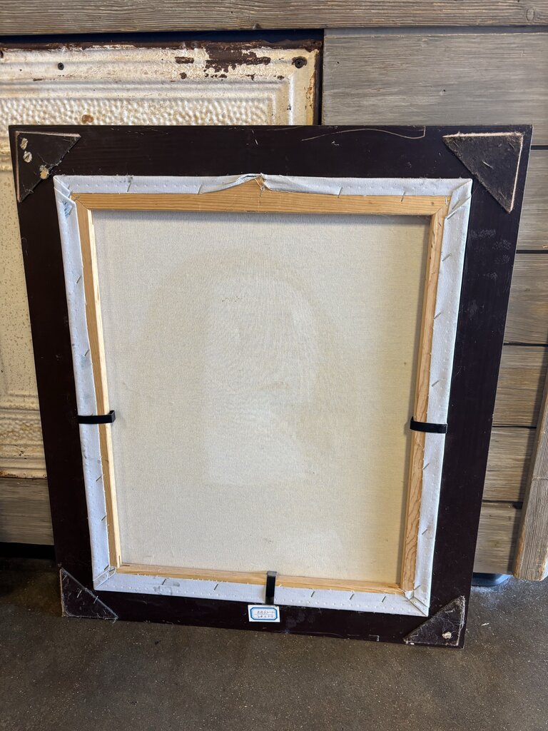Satirical Full Figured Mona Lisa Signed