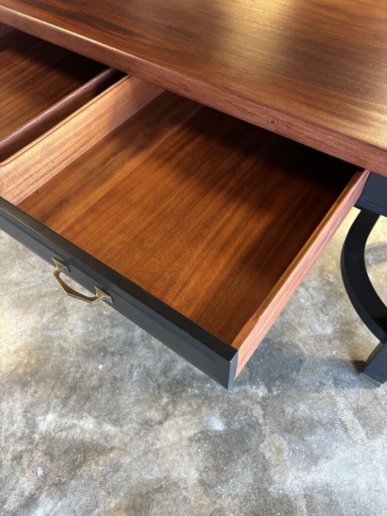 Painted Dining Table with 2 Drawers 66 X 38 X 31