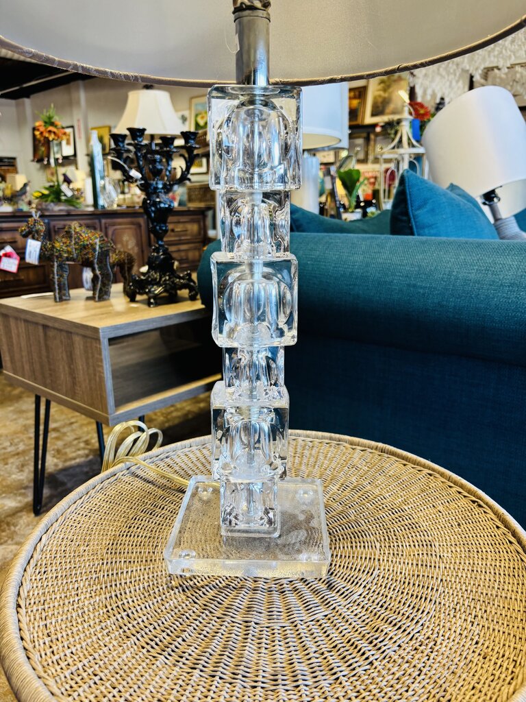 Acrylic Stacked Cube Base Lamp