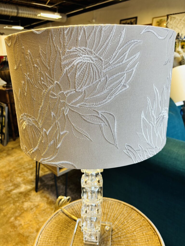 Acrylic Stacked Cube Base Lamp