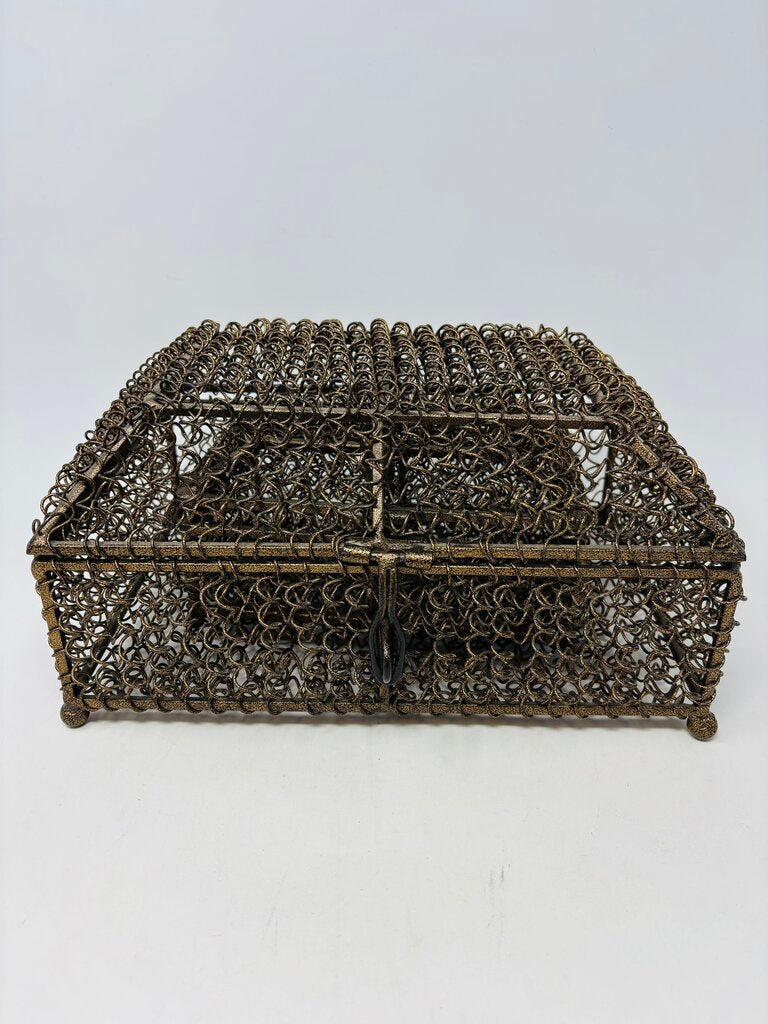 Ornate Wirework Metal Nesting Boxes