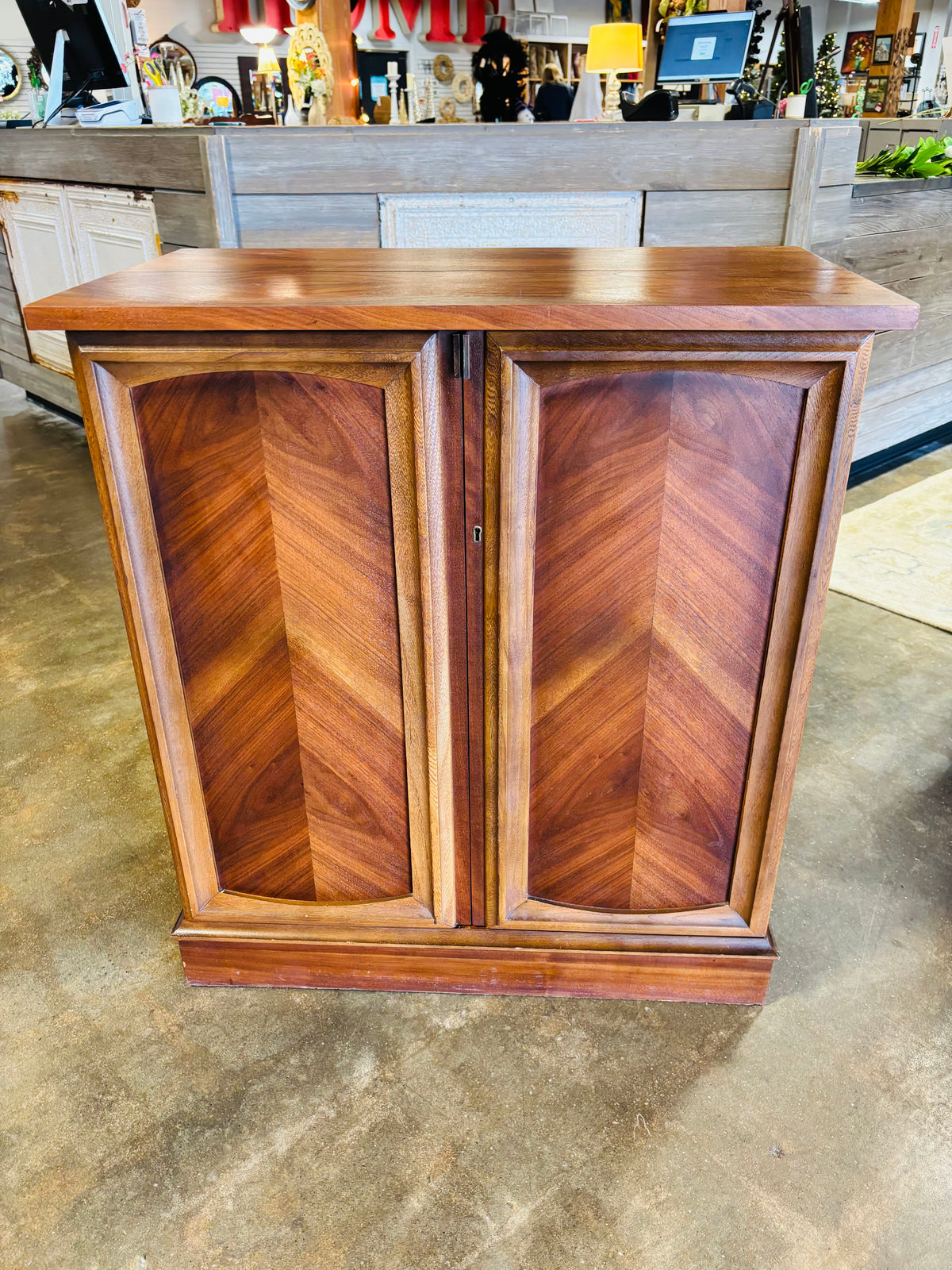 MCM Liquor Cabinet Formica Top