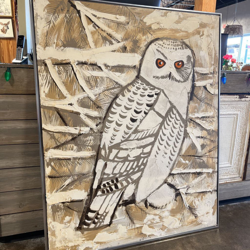 Owl Painting By Lee Reynolds