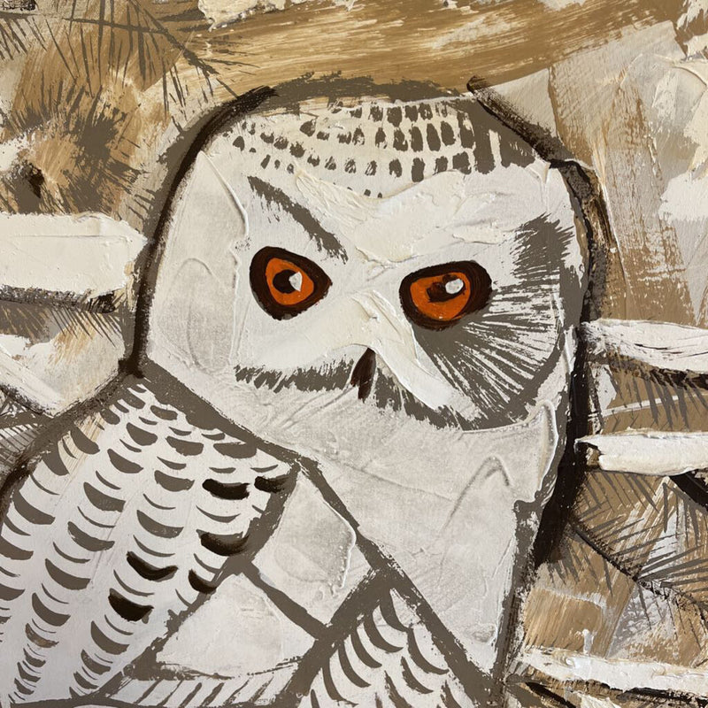 Owl Painting By Lee Reynolds