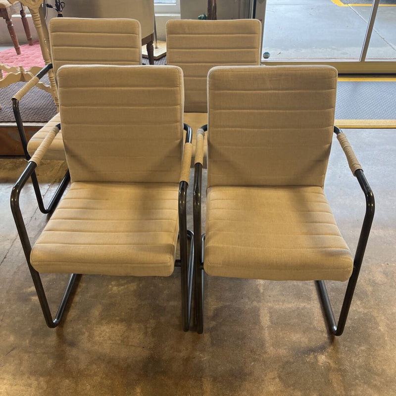 Set of 4 Upholstered Modern Dining Chairs
